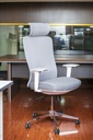 J163G Grey Orthopedic Office Chair