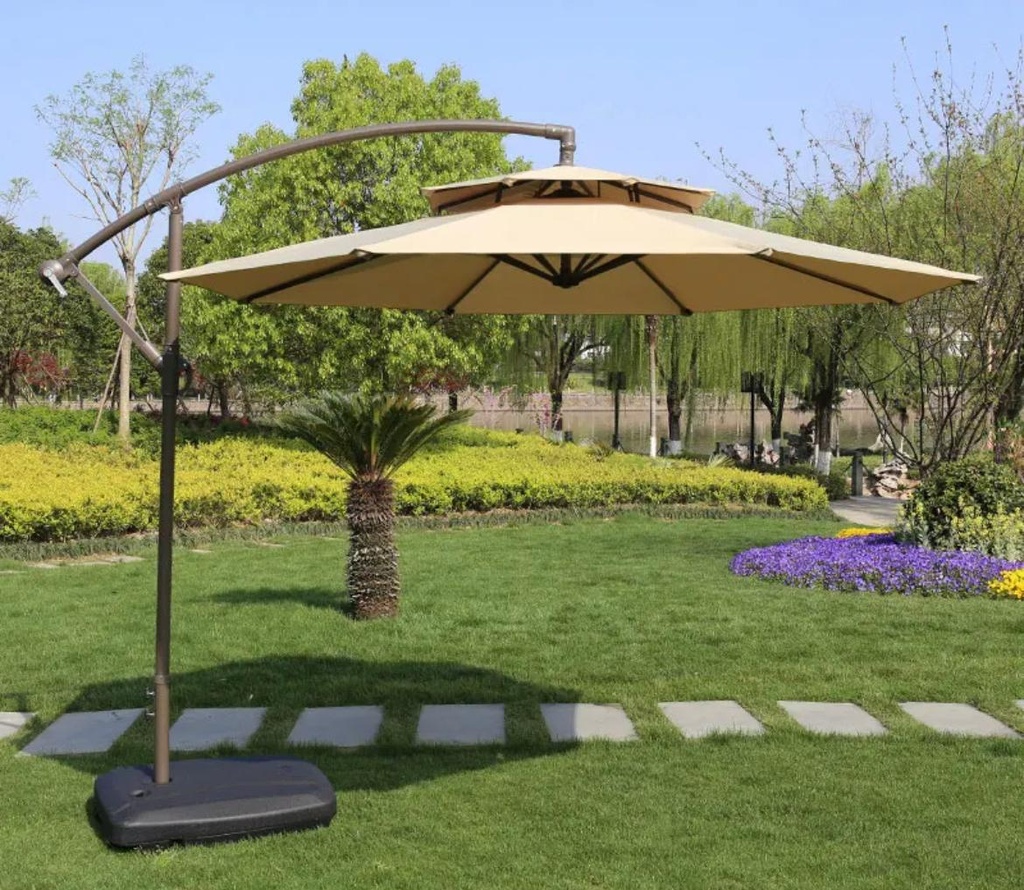 Garden Umbrella Stand Alone -Beige