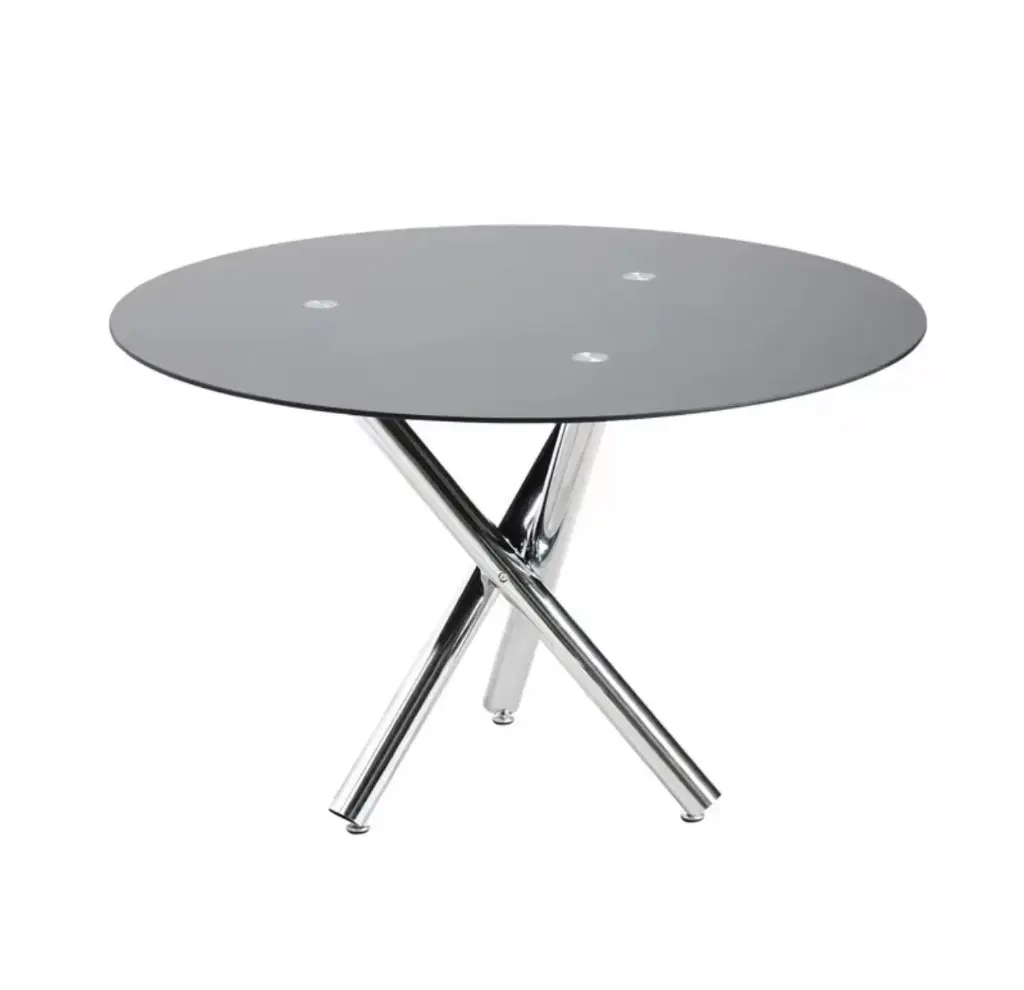 Side Table-Black Glass C88