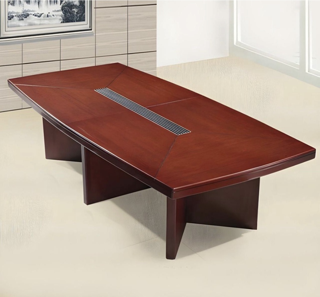 Mahogany Conference Table With Multisocket 2Meters JT-2.0